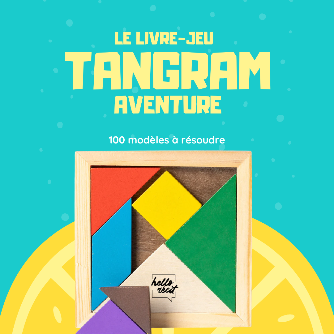 Le livre-jeu "Tangram, aventure" - 100 modèles de puzzle en bois