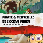 Pirate & Merveilles de l'océan Indien - Pack de 4 enquêtes